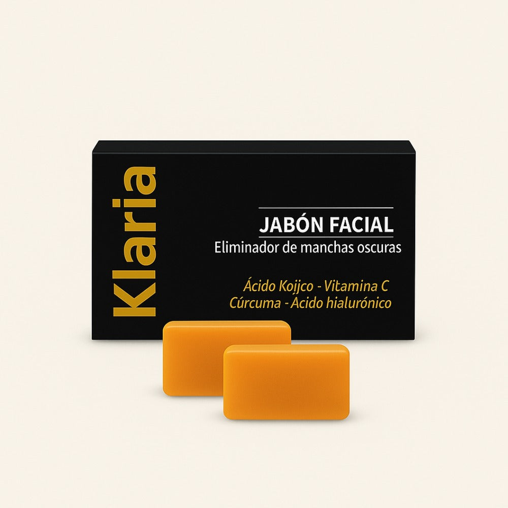 Klaria x2: Jabón Antimanchas con Ácido Kójico