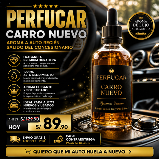 PERFUME CONCENTRADO DE LUJO PARA TU AUTO