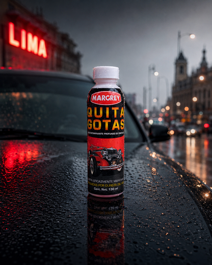 LIQUIDO ELIMINADOR DE GOTA ACIDA - VIDRIOS MAS LIMPIOS
