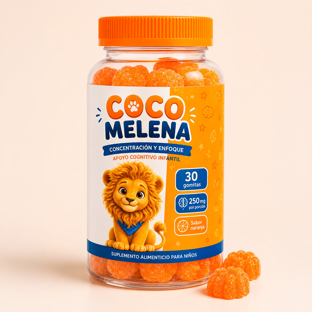 COCO MELENA - GOMITAS DE MELENA DE LEON, CONCENTRACION Y ENFOQUE